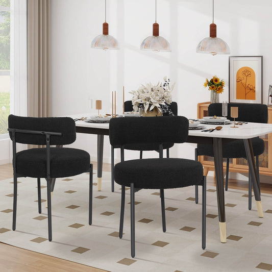 Black Dining Chairs Set of 2 IF808