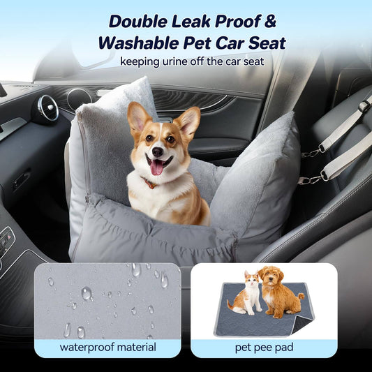 Dog Car Seat with Storage Pocket PF711