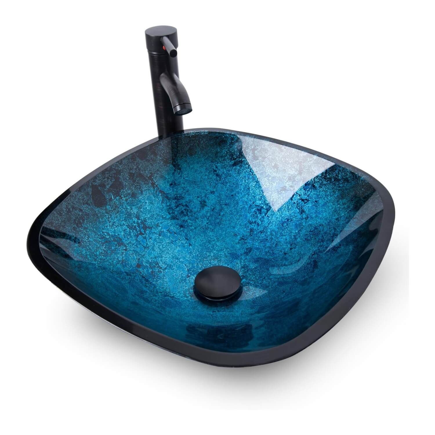  Elecwish Blue Square Sink